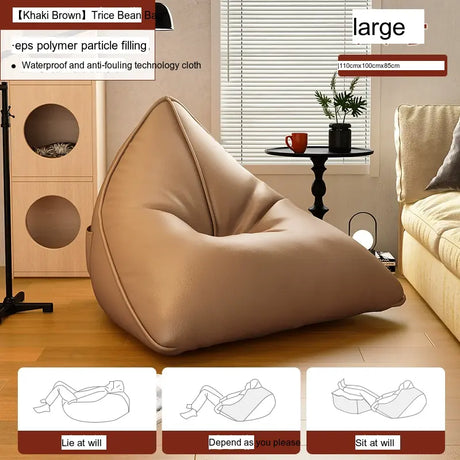LEDONG Kenji Versatile Cozy Bean Bag Chair from LEDONG