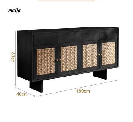 RATTAN CRAFTSMAN Solid Wood Foodside Cabinet from RATTAN CRAFTSMAN