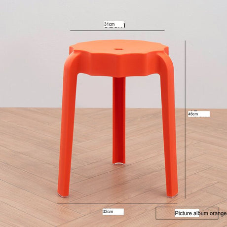 NIYE Eldridge Versatile Round Plastic Stool from NIYE