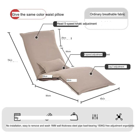 LEDONG Iskander Cozy Portable Pillow for Bedroom from LEDONG