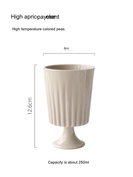 LIVETAI Santiago Elegant Retro Ceramic Cup from LIVETAI