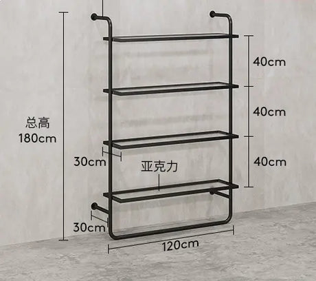 SM Vivian Stainless Steel Shoes and Clothing Stand from SM