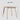 ABOUT WHITE Jisoo Elegant Solid Wood Reception Table from ABOUT WHITE