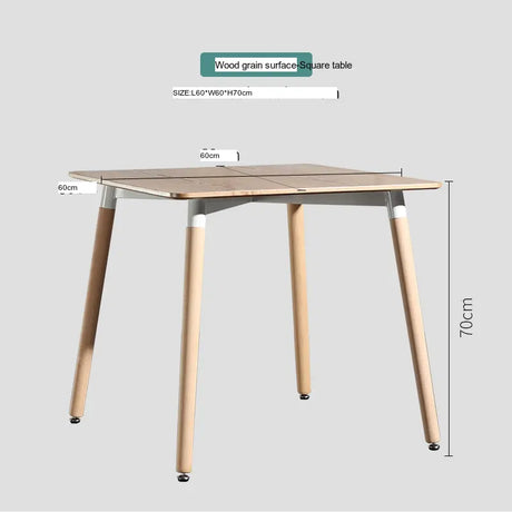 ABOUT WHITE Jisoo Elegant Solid Wood Reception Table from ABOUT WHITE