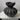 LIVETAI Isadora Elegant Black Ceramic Vase Decor from LIVETAI