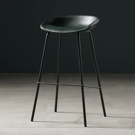 ABOUT WHITE Isadora Minimalist Iron High Bar Stool from ABOUT WHITE
