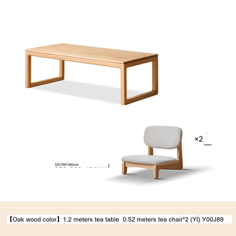 GENJI Harukaze Elegant Solid Wood Tea Table from GENJI