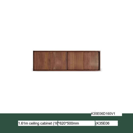 GENJI Sapporo Rustic Black Walnut Sliding Door Wardrobe from GENJI