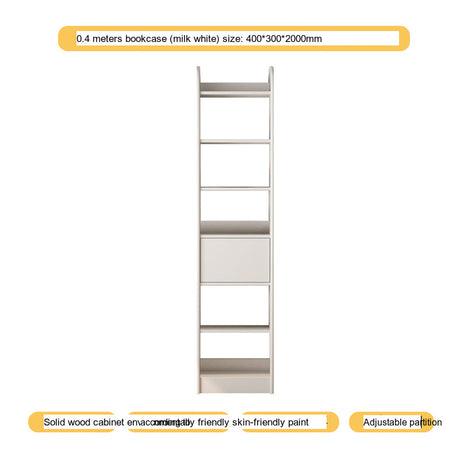 LINYUE Orion Solid Wood Customizable Wall Bookcase from LINYUE