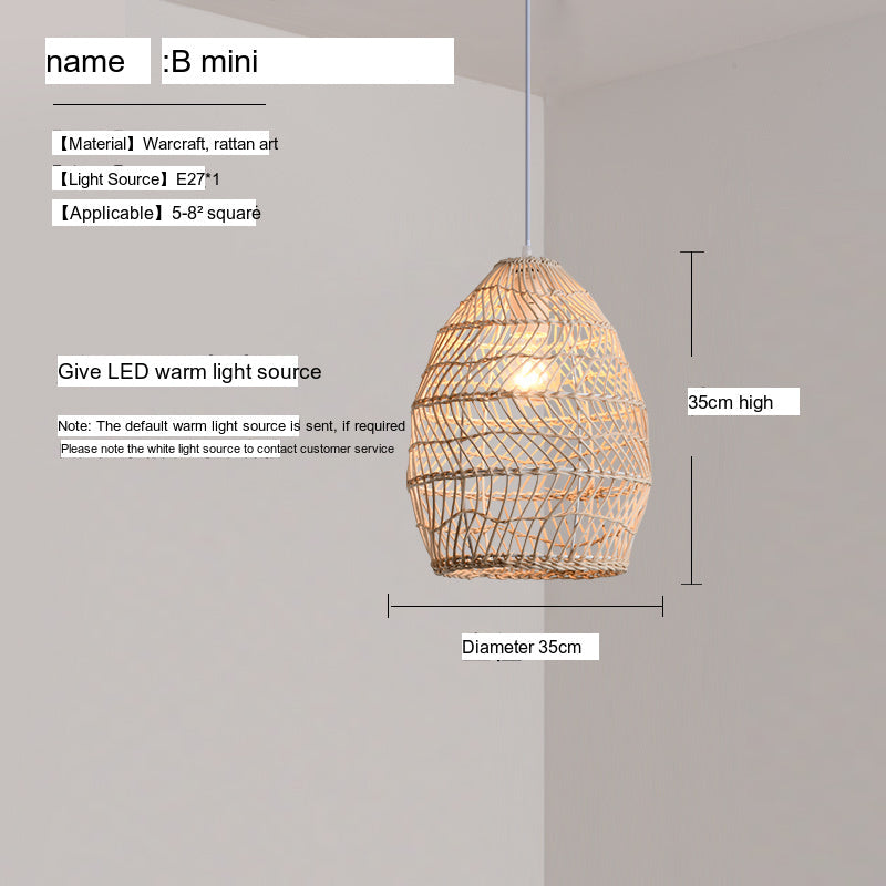 BOJI Takumi Elegant Bamboo Ceiling Lamp from BOJI