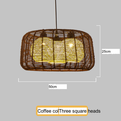 BOJI Kintaro Artistic Woven Lampshade Ceiling Lamp from BOJI