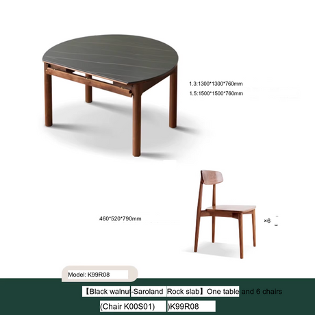 GENJI Tsubasa Versatile Folding Dining Table from GENJI