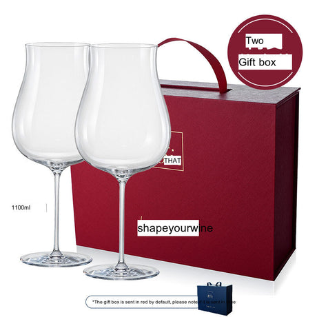 RONA Czech Burgundy Red Wine Glass from RONA