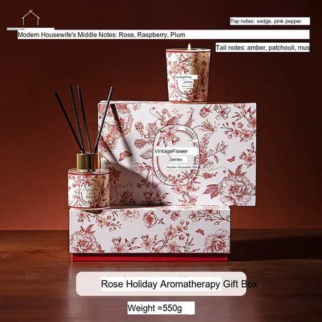 MH Aveline Elegant Rose Holiday Tableware Gift Set from MH