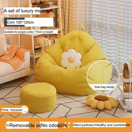 LEDONG Kintaro Plush Versatile Bean Bag Chair from LEDONG