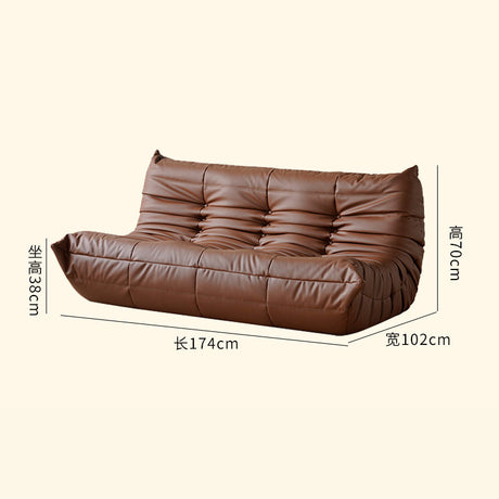 LAIMO Penelope Cozy Leisure Caterpillar Sofa from LAIMO