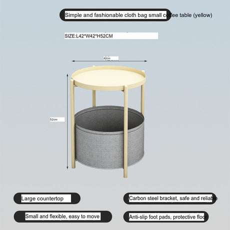 A&D Lysander Minimalist Wrought Iron Coffee Table from A&D