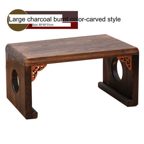 PAULOWNIA Seville Rustic Antique Bay Window Balcony TaTa Coffee Table from PAULOWNIA
