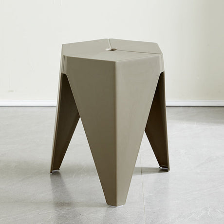 CHENGXIN HOME Isolde Stackable Nordic Round Stool - Modern Dining Bench from CHENGXIN HOME