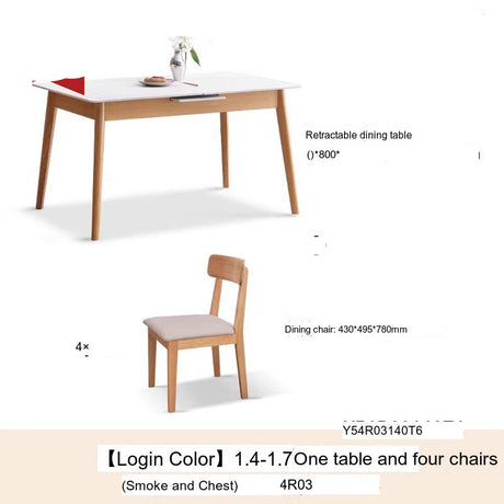 GENJI Hiroshi Solid Wood Folding Dining Table from GENJI