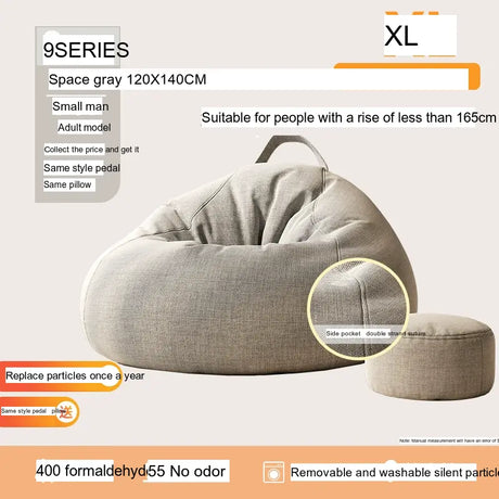 LEDONG Elowen Cozy Creative Bean Bag Chair from LEDONG