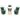 SUNNY Isadora Scandinavian Simple Light Luxury Café Table and Chair Set from SUNNY