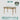 ABOUT WHITE Santiago Scandinavian Minimalist Glass Dining Table from ABOUT WHITE