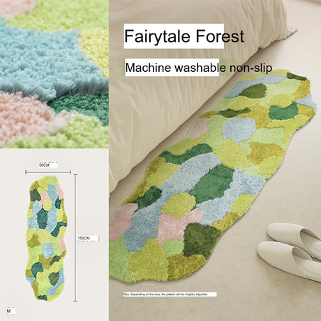 KENZAKI Sakura Snow Washable Rug from KENZAKI