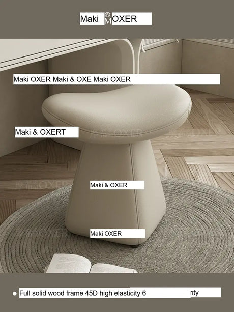 MOXER Isadora Elegant Rotatable Makeup Stool from MOXER