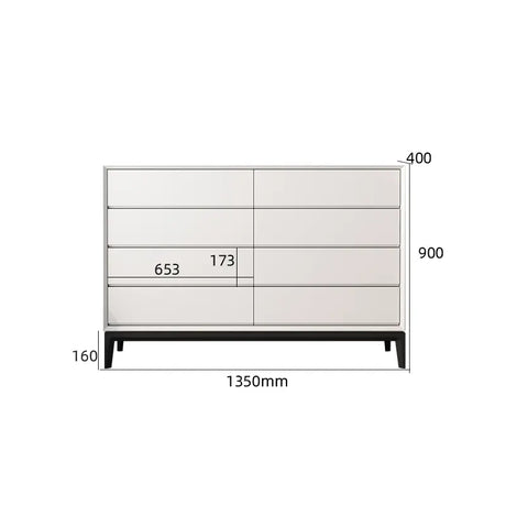 LINYUE Silas Italian Minimalist Eight-Drawer Storage Unit from LINYUE