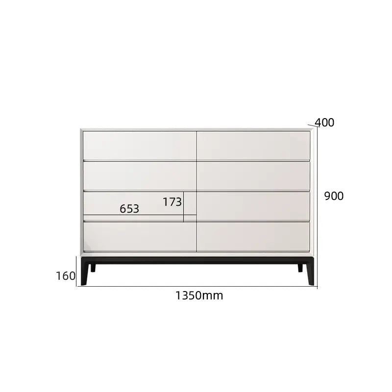 LINYUE Silas Italian Minimalist Eight-Drawer Storage Unit from LINYUE