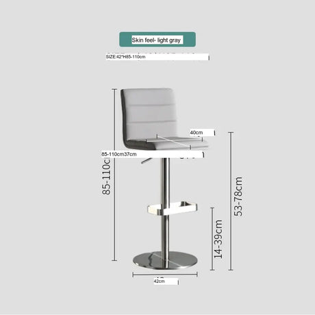 ABOUT WHITE Elysium Chic Stylish High Stool from ABOUT WHITE