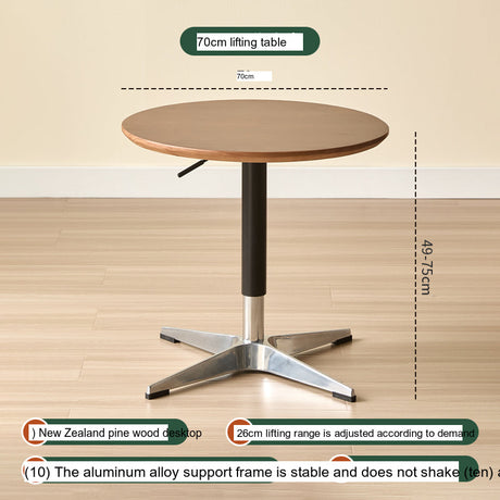 NIYE Kaori Durable Solid Wood Round Coffee Table from NIYE