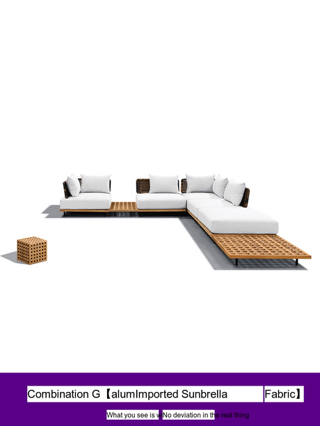 ZIYE Celestine Cozy Scandinavian Natural Sofa from ZIYE