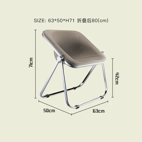 LAZYSPACE Noah Transparent Folding Chair from LAZYSPACE