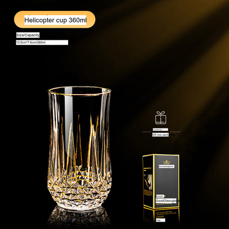 Spar Diamond Wine Glasses from JINSHAN