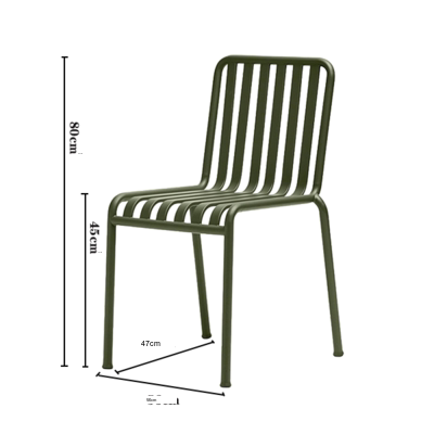 WEIMEI Serafino Elegant Wrought Iron Balcony Table & Chair Set from WEIMEI