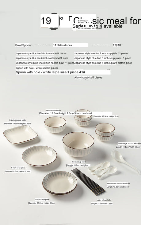 MOSE Modern Minimalist Tableware Set from MOSE