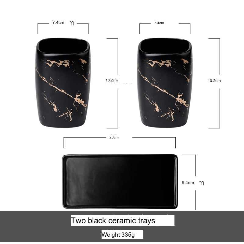 TIANRUN Calypso Elegant Marble Soap Dispenser from TIANRUN
