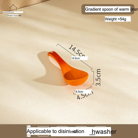 MH Elowen Elegant High-Value Ceramic Soup Spoon from MH