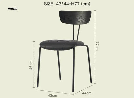 LAZYSPACE Benjamin Industrial Wind Dining Chair from LAZYSPACE