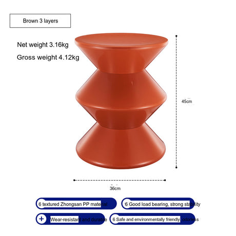 NIYE Ashtoria Chic Hourglass Design Small Stool from NIYE