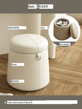 MOXER Lucinda Elegant Light Luxury Makeup Stool from MOXER
