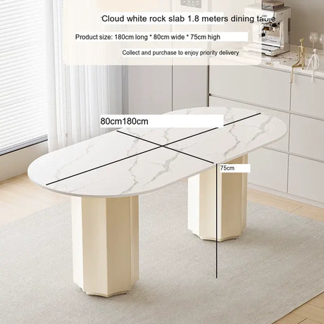 XIMIKA Isadora Elegant Light Dining Table from XIMIKA