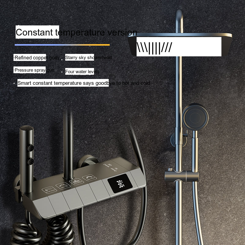 COMFBATH Shower Set with Rainfall Showerhead from HOBBYTREE