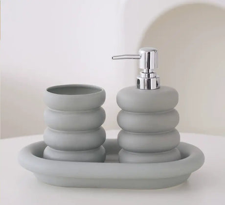 LENYVASEN Esme Elegant Bathroom Wash Cup Set from LENYVASEN