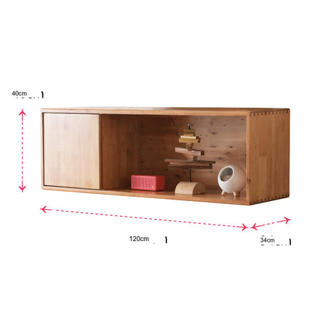 BAIYA SHUNAN Akira Elegant Natural Wood Storage Bookshelf from BAIYA SHUNAN