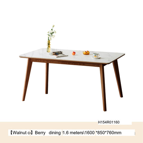 GENJI Yuzuki Minimalist Solid Wood Dining Table from GENJI