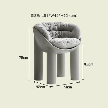 LAZYSPACE Zoey Elephant Legs Chair from LAZYSPACE