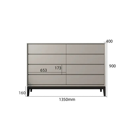 LINYUE Silas Italian Minimalist Eight-Drawer Storage Unit from LINYUE